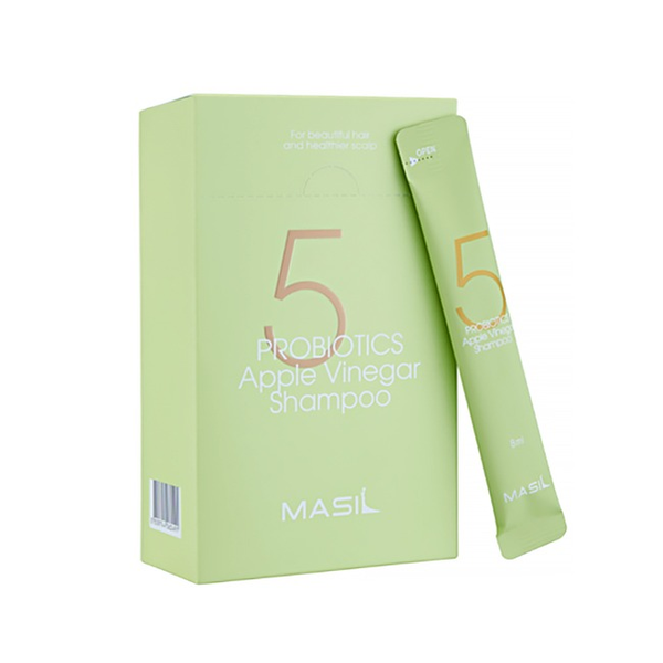 

Masil 5 Probiotics Apple Vinergar Shampoo шампунь от перхоти, 8 мл тревел