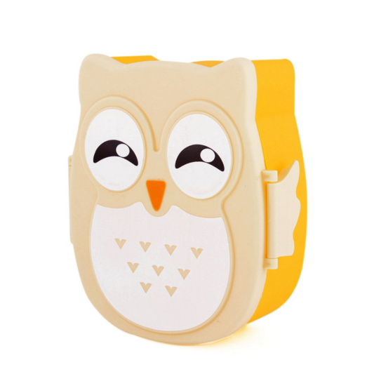 

Детский ланч бокс Bento Сова желтая