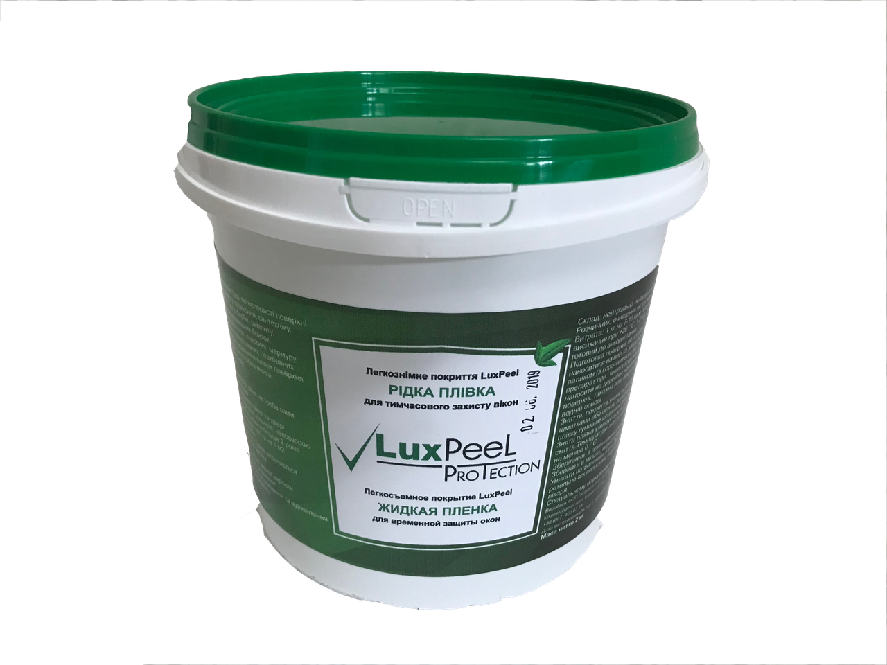 

Жидкая защитная пленка для окон и других поверхностей (2кг) LuxPeel