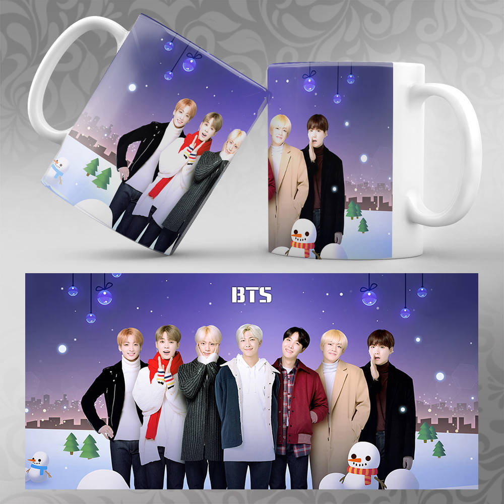 

Чашка K-Pop BTS 083, Белый