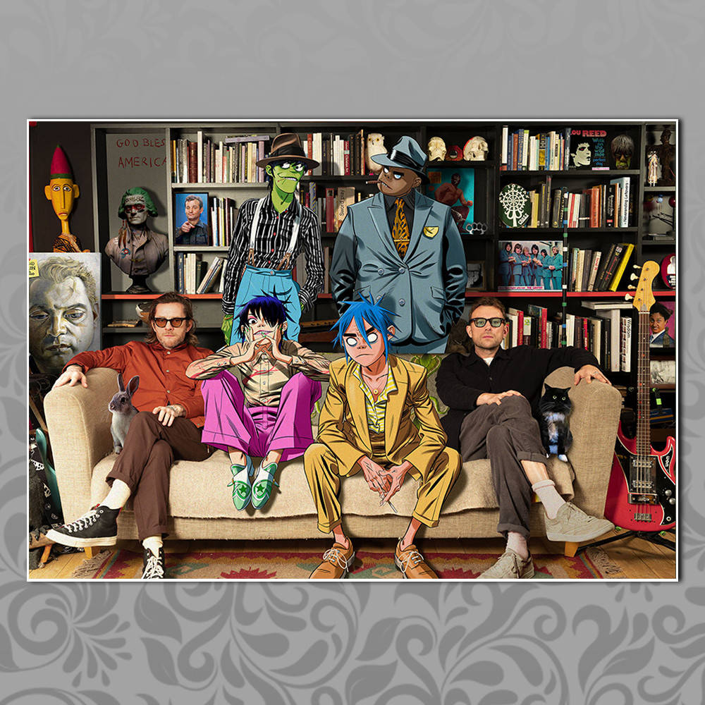 

Плакат Рок Gorillaz 010