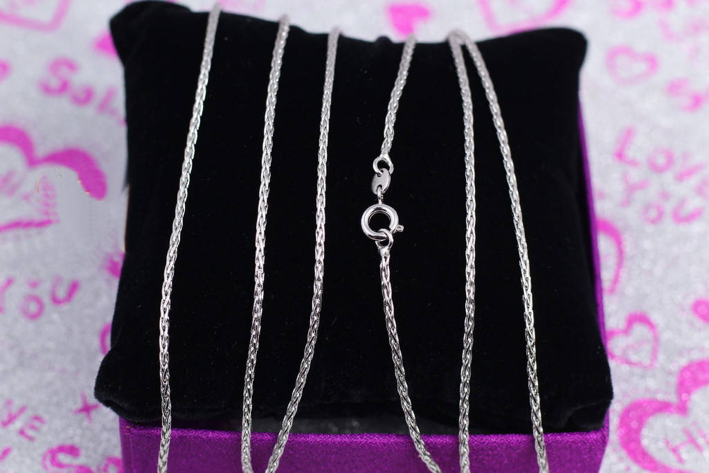 

Цепь Xuping Jewelry лисий хвост 35 см 2 мм серебристая