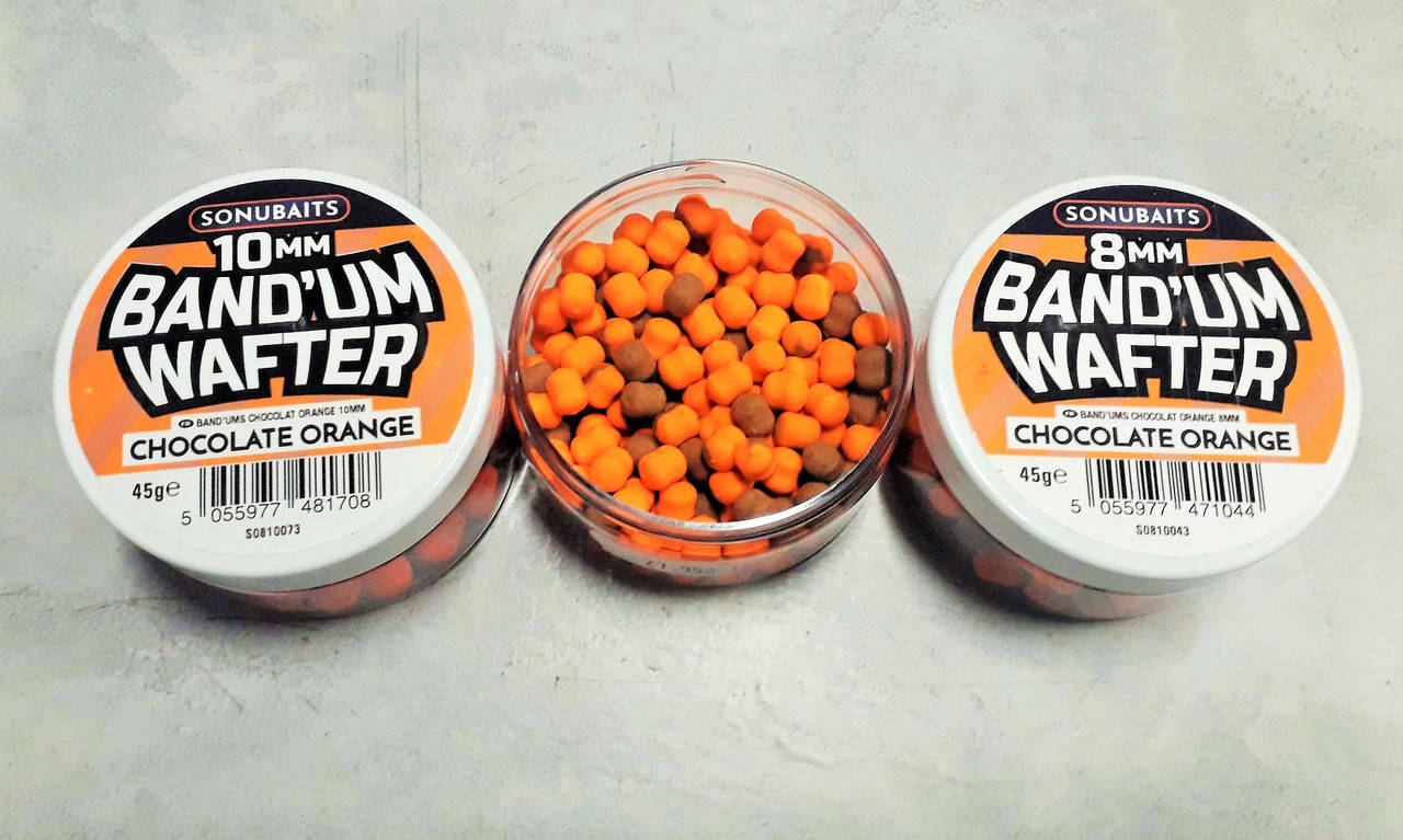 

Бойлы нейтральной плавучести Sonubaits BandUm Wafters Chocolate Orange 6 / 8 / 10mm