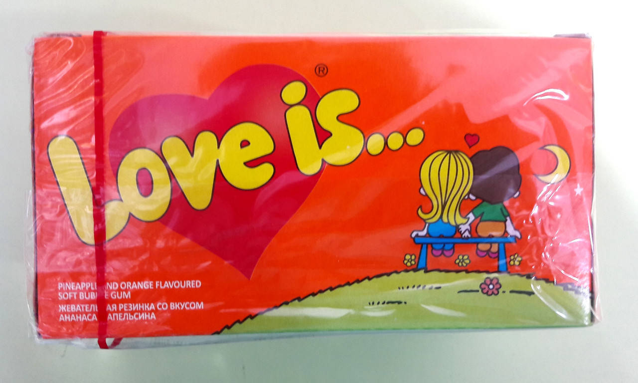 

Жевательная резинка Love is... ананас и апельсин 100 штук
