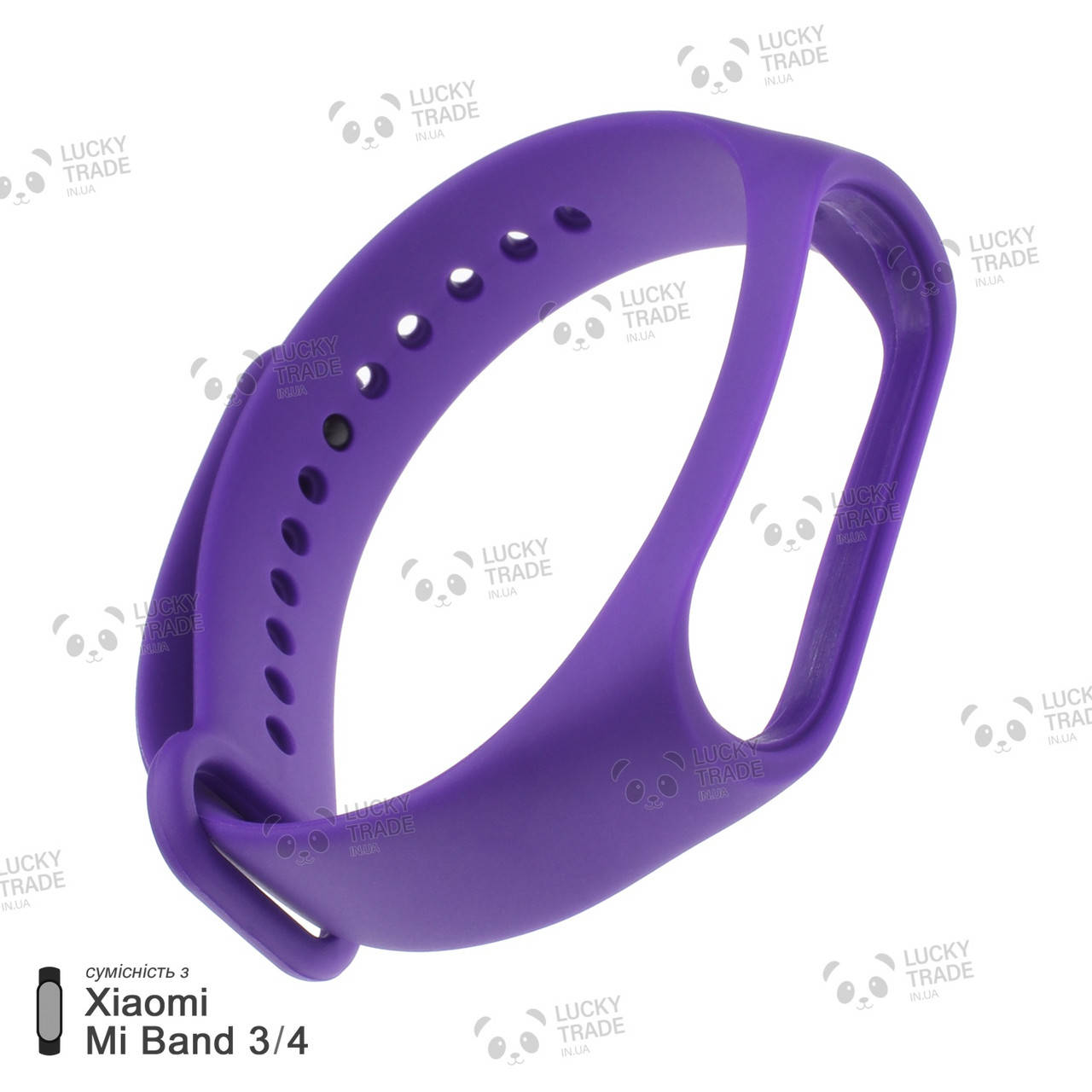 

Ремешок Xiaomi Mi Band 4 / 3 силиконовый однотонный браслет Light Синий / Фиолетовый [2418]