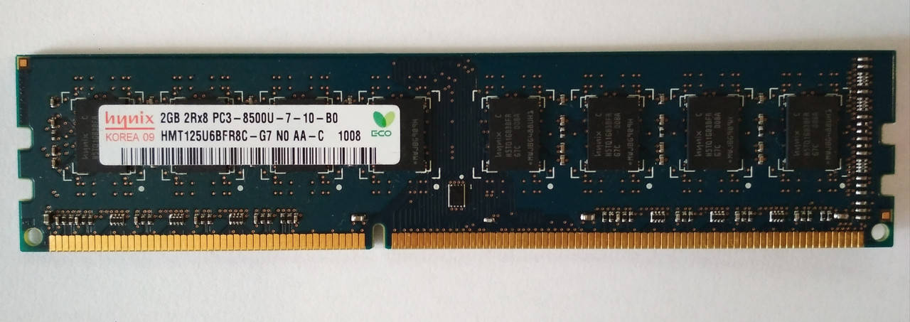 

2GB DDR3 1066MHz Hynix PC3 8500U 2Rx8 RAM Оперативная память