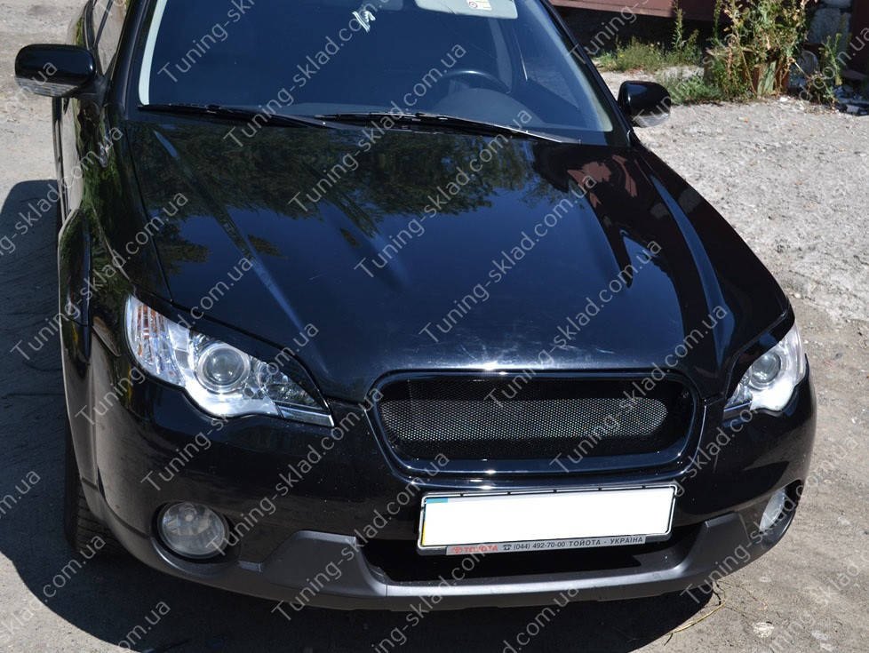 

Решетка радиатора Subaru Outback 3 (тюнинг решетка на Субару Аутбек 3), Черный