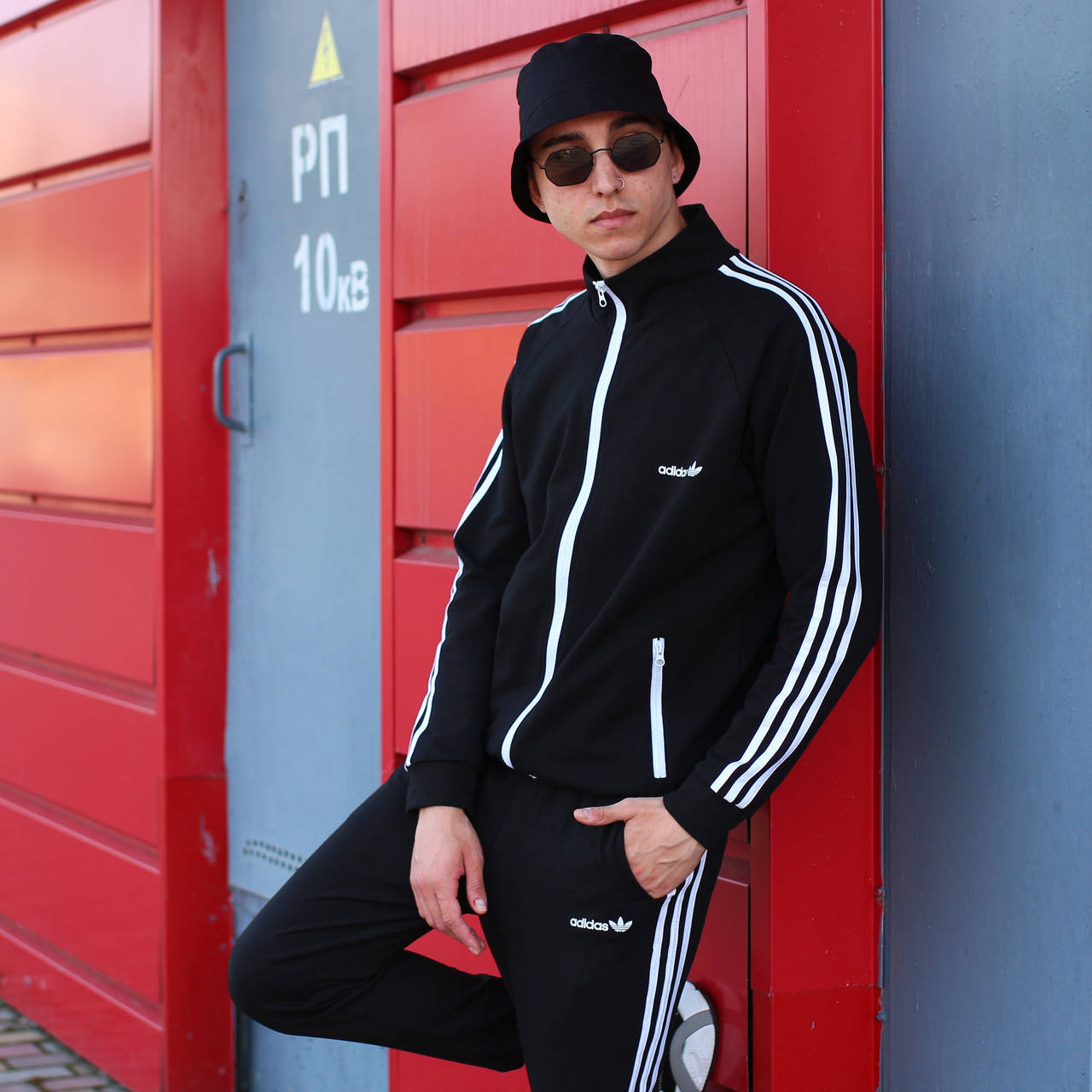 

Олимпийка мужская Adidas | Кофта спортивная трикотажная Адидас ЛЮКС качества, Черный