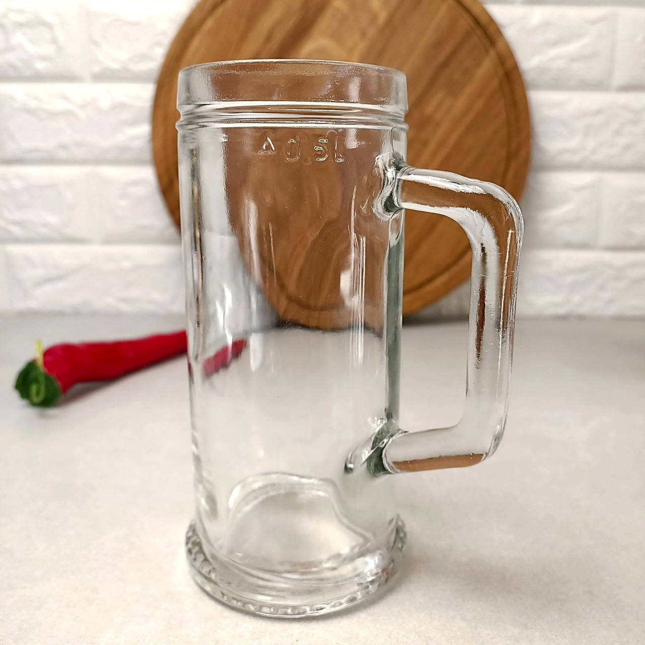 

Пивная кружка 500 мл с гладким стеклом Pure Beer Tankard Uniglass, Прозрачный