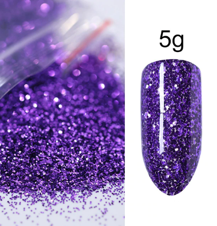 

ГЛИТТЕР (ПЕСОК) ДЛЯ ДЕКОРА НОГТЕЙ (ТЕМНО-СИРЕНЕВЫЙ)