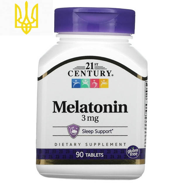 

Для сна Мелатонин Melatonin 3mg 21st Century 90 таблеток