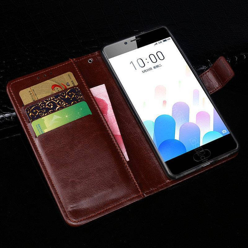 

Чехол Idewei для Meizu M3 Note книжка кожа PU коричневый