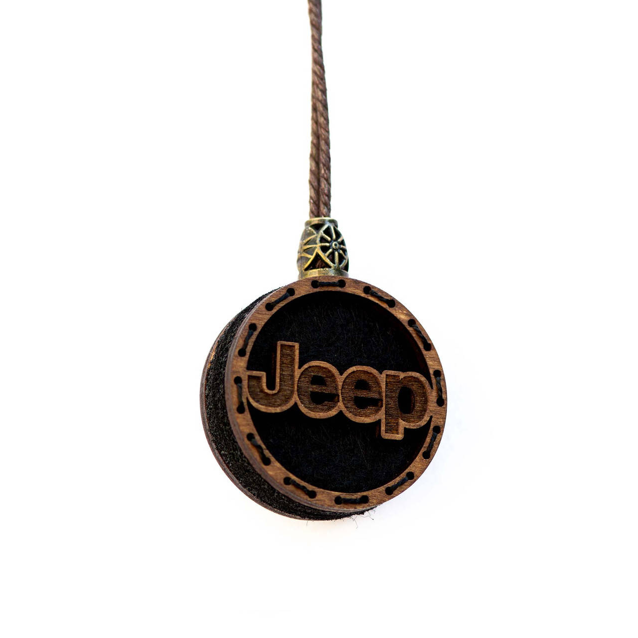 

Ароматизатор деревянный в машину JEEP ручной работы, 5 см.