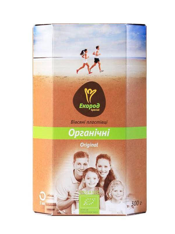 

Хлопья овсяные органические ТМ "Экород Special", Original 300 г