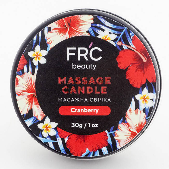 

Массажная свеча для маникюра FRC beauty, клюква 30 мл
