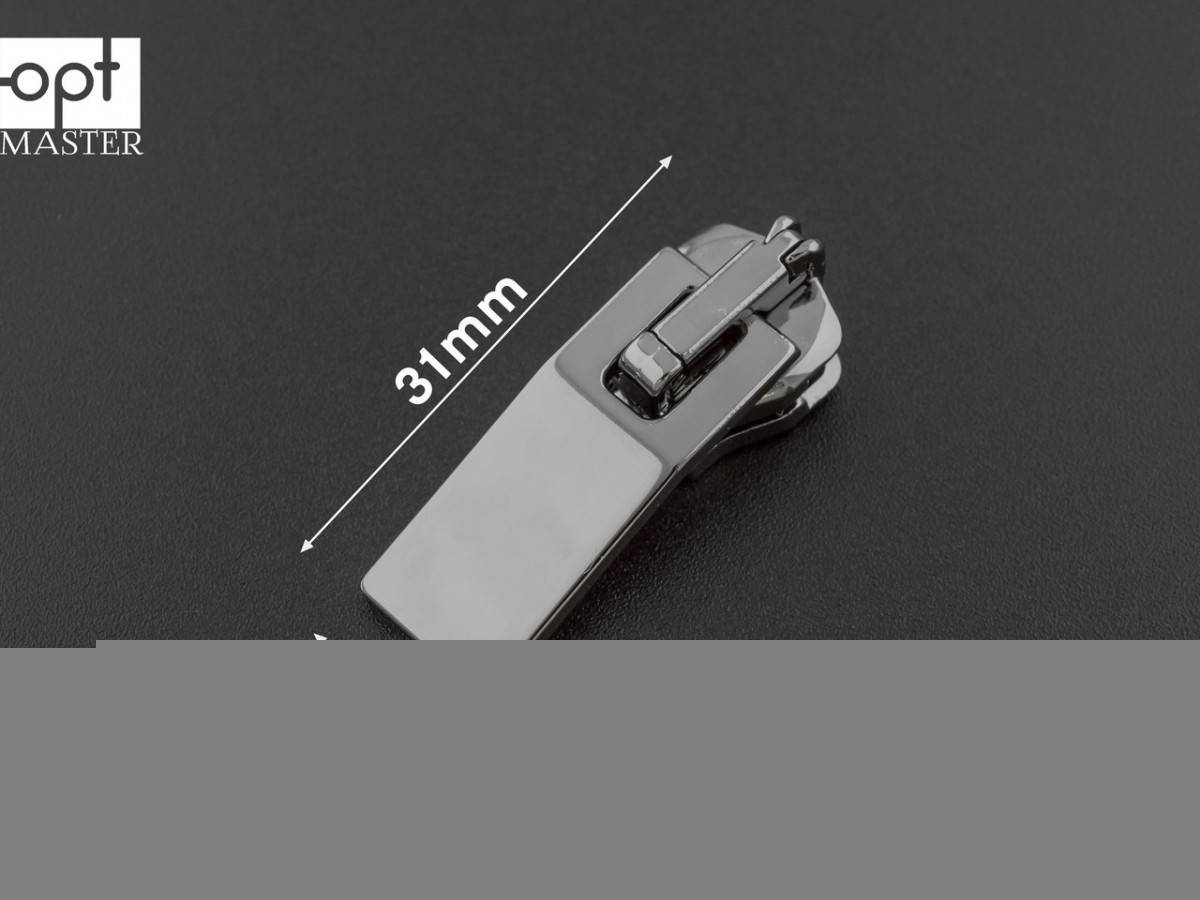 

Бегунок №5 на металлическую молнию (ZIPS-1425) Тёмный никель