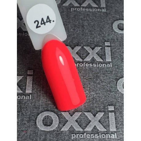 

Гель-лак OXXI Professional № 244 (яркий коралловый, неоновый), 10 мл