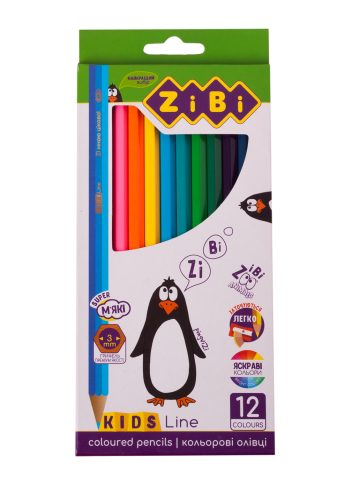 

Карандаши цветные KIDS Line 12 цветов ZB.2414