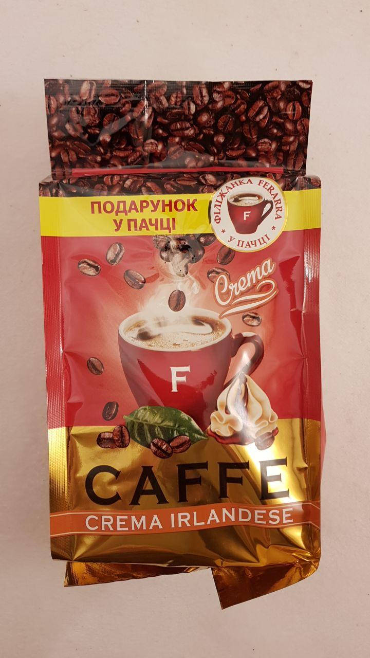 

Кофе ароматизированный зерновой Ферарра Ferarra Ирландский Крем 500 г с чашкой
