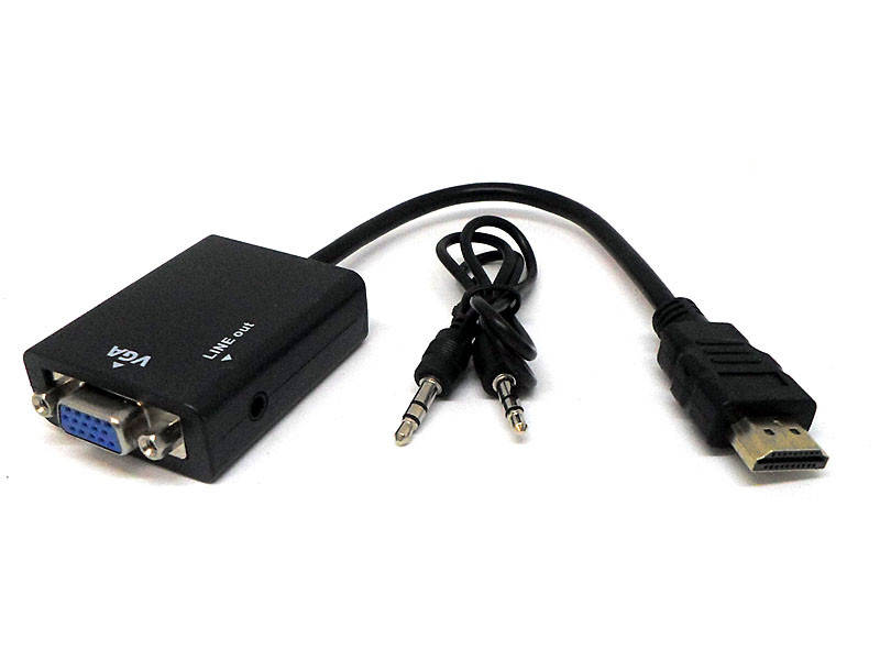 

Кабель HDMI - VGA P87 200шт 7878, Черный