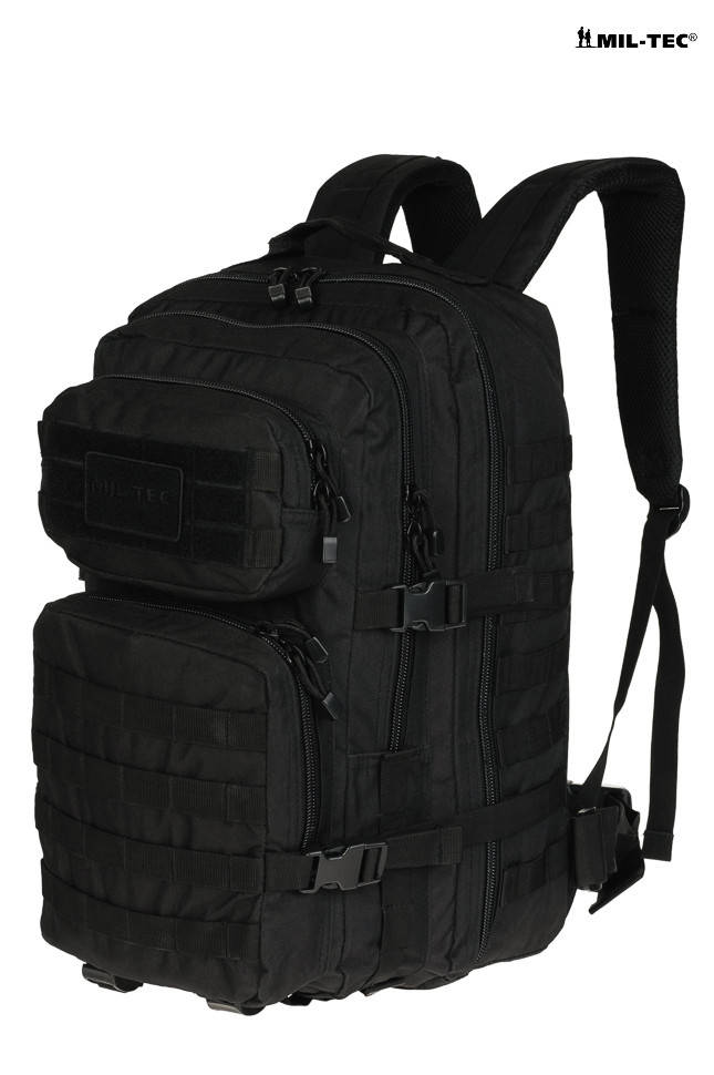 

Рюкзак Mil-Tec 36 л. Black ASSAULT штурмовой тактический черный