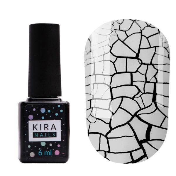 

Гель-лак для кракелюра белый Kira Nails Crack Effect White, 6 мл