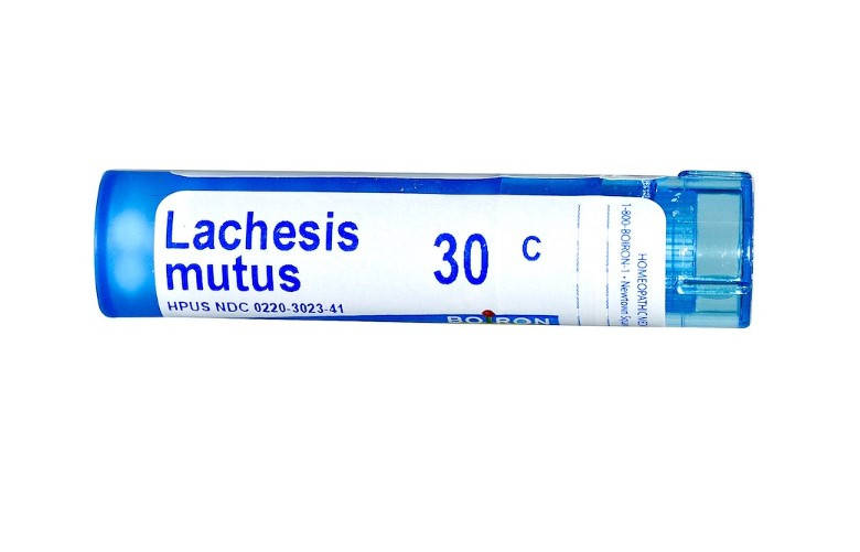 

Лахезис мутус Boiron, Single Remedies 30C, прибл. 80 гранул