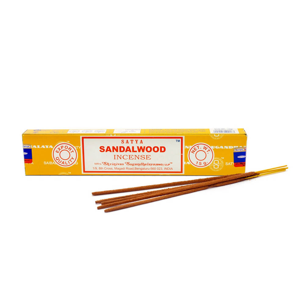 

Натуральные аромапалочки САНДАЛ САТЬЯ (Sandalwood, Satya), 15 грамм