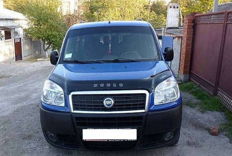 

Дефлектор на капот (мухобойки) Fiat Doblo c 2005-2010 г