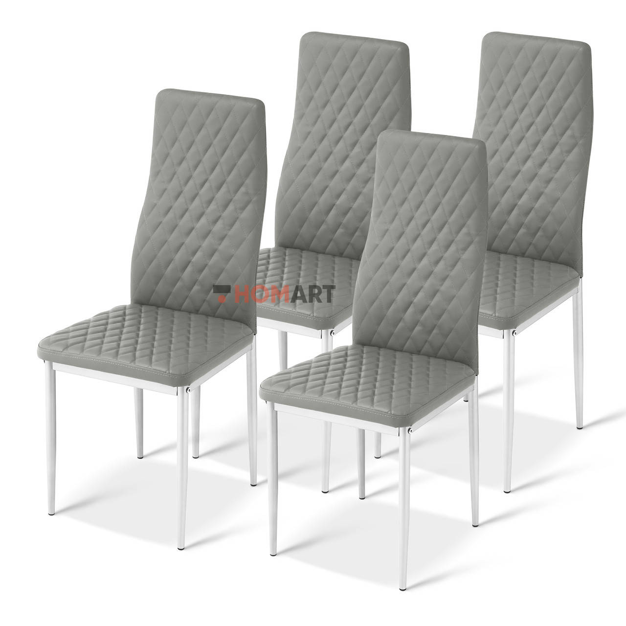 

Стулья кухонные комплект 4 шт Homart LCM-007G серый (9444)