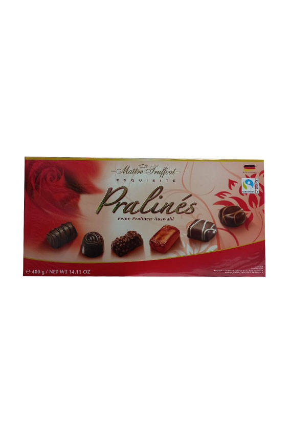 

Шоколадные конфеты Maitre Truffout Exquisite Pralines с пралине 400 г Австрия