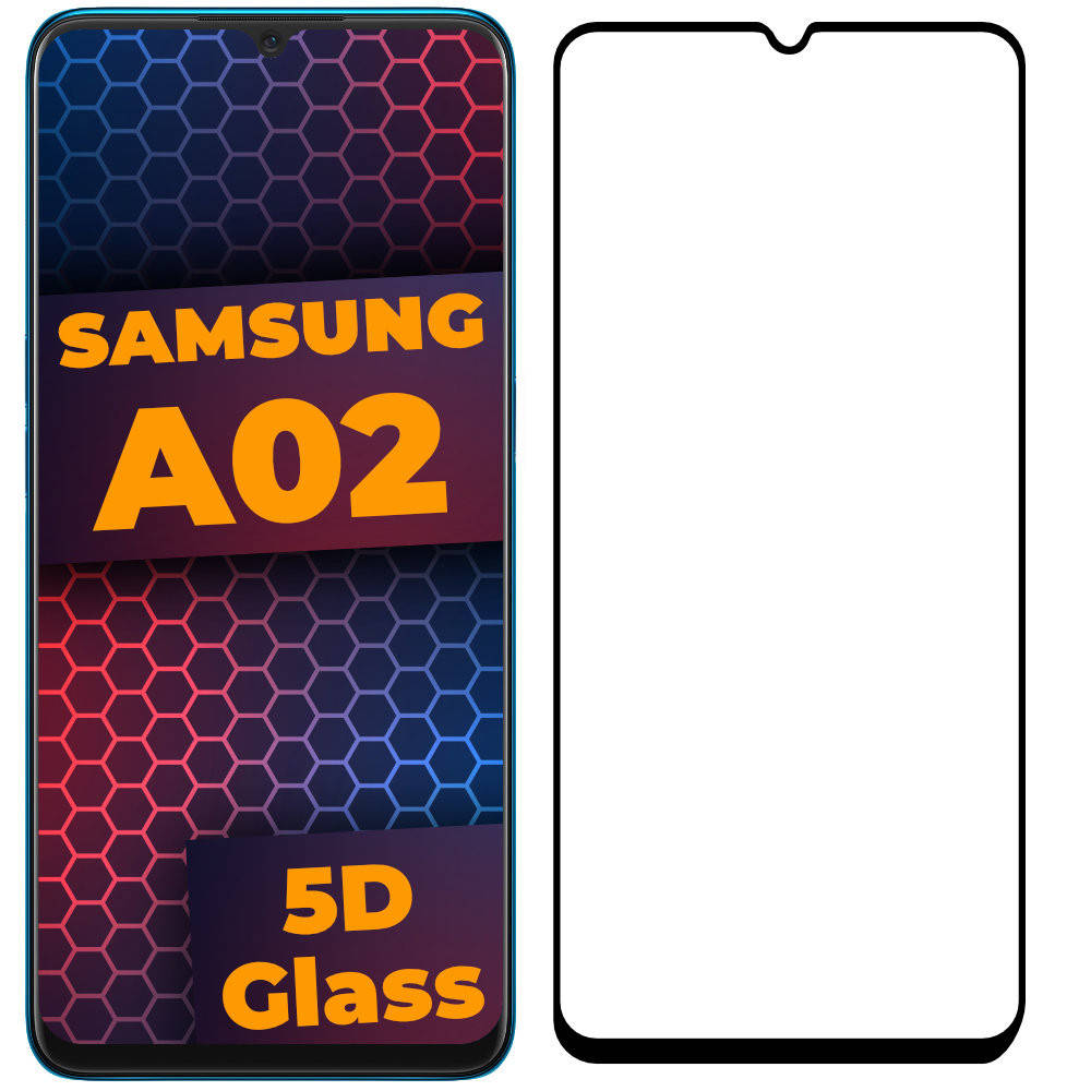

5D стекло Samsung Galaxy A02 A022 (Защитное Full Glue) (Самсунг Галакси А02)