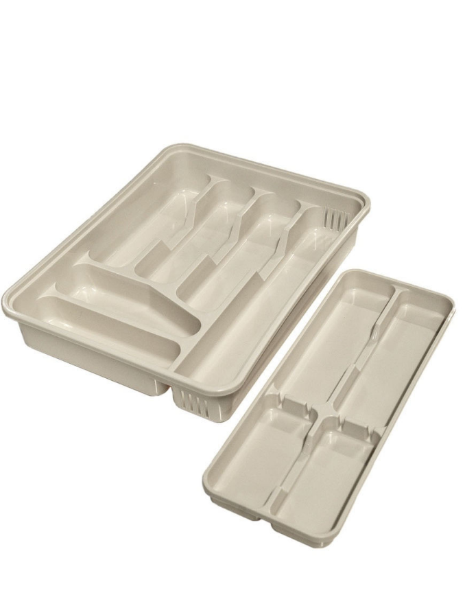 

Лоток для столовых приборов "Алеана" с вставкой 40 х 30 см h 7,5 см полипропилен (167402/301613)