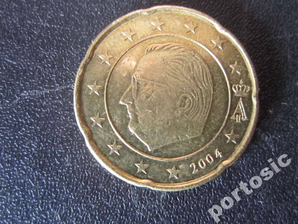 

Монета 20 евроцентов Бельгия 2004 2006 два года цена за 1 монету