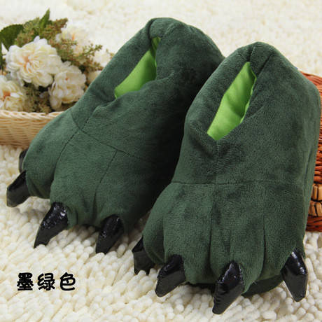 

Тапки лапки коготки зелёные / Тапочки-игрушки для кигуруми когти дракона, Зелёный