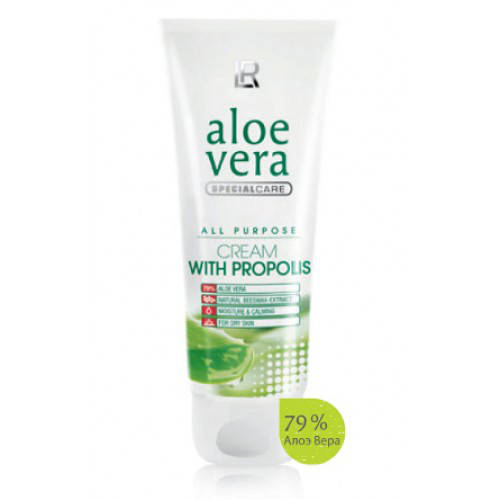 

Крем с алоэ и прополисом из пчелиных сот ALOE VERA LR 100 мл.