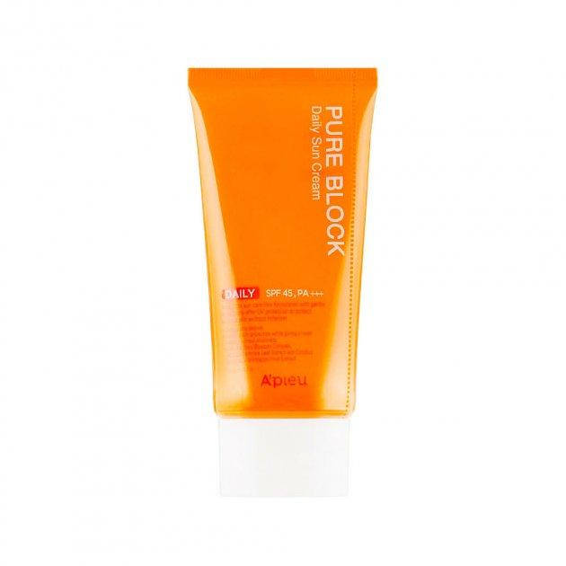 

Солнцезащитный крем A'Pieu Pure Block Natural Daily Sun Cream SPF45/Pa+++