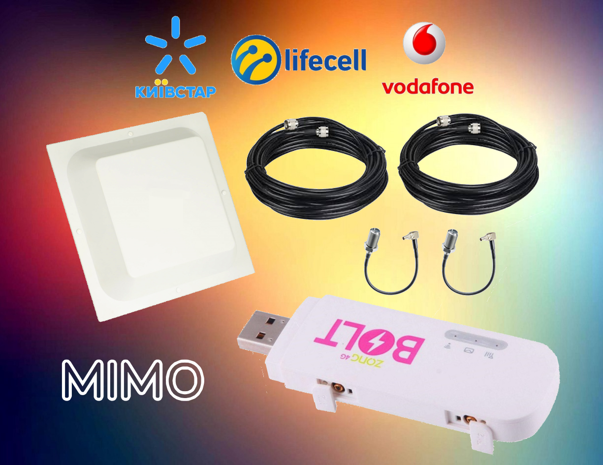 

Комплект MIMO Huawei E8372h-153 с антенной 2x15dB WiFi роутер 3G 4G LTE модем USB bolt e8372 8372 мимо R-net