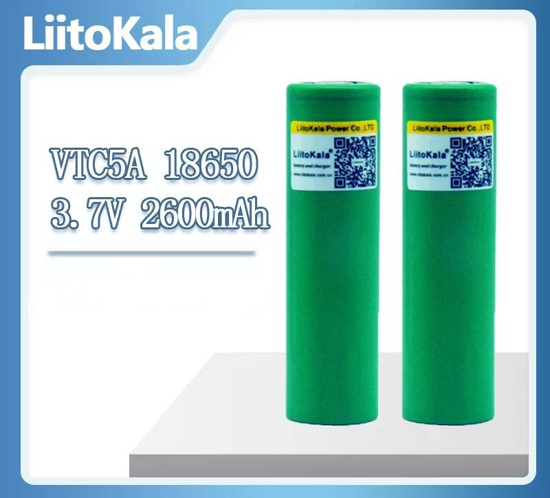 

18650 Liitokala VTC5A аккумулятор высоко-токовый 35 Ампер 18650VTC5A 2600 mAh