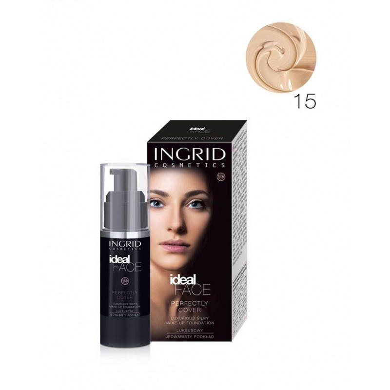 

Тональный крем длительного действия Ideal Face Ingrid №15