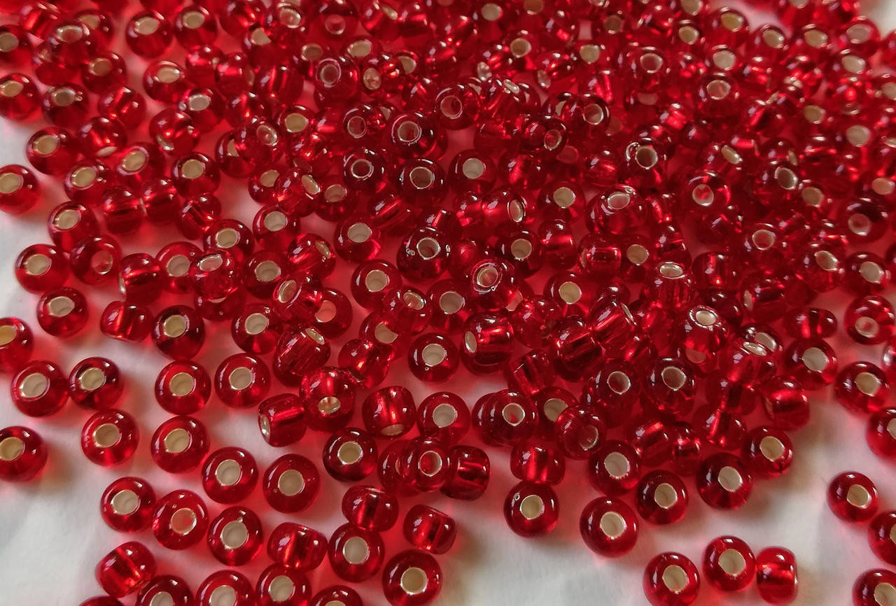

97070 Чеський бісер 6/0 Preciosa Червоний блискучий