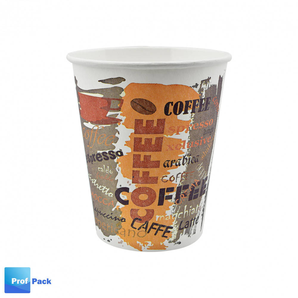 

Стакан бумажный с рисунком Coffee, 175 мл, 50 шт/уп (кр70)