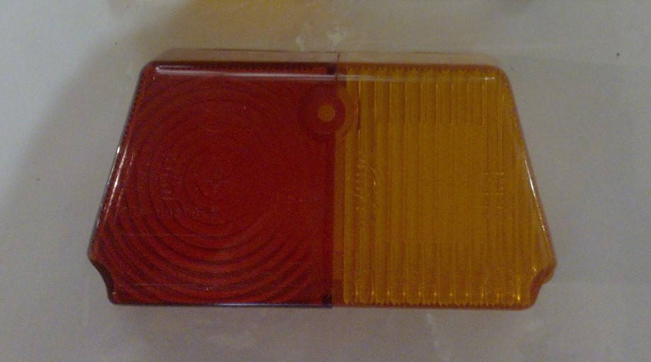 

Стекло поворота МТ (коляски) красно-желтое