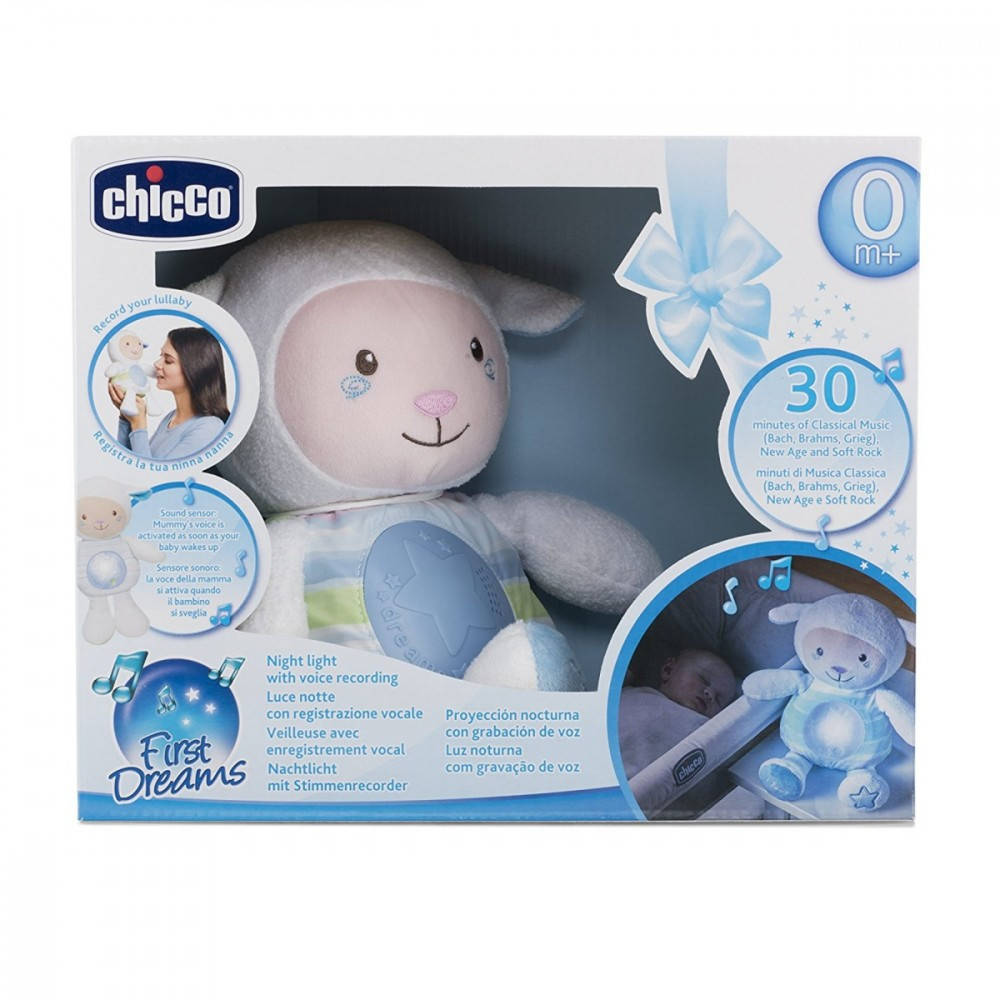 

Музыкальная игрушка ночник Овечка. Chicco
