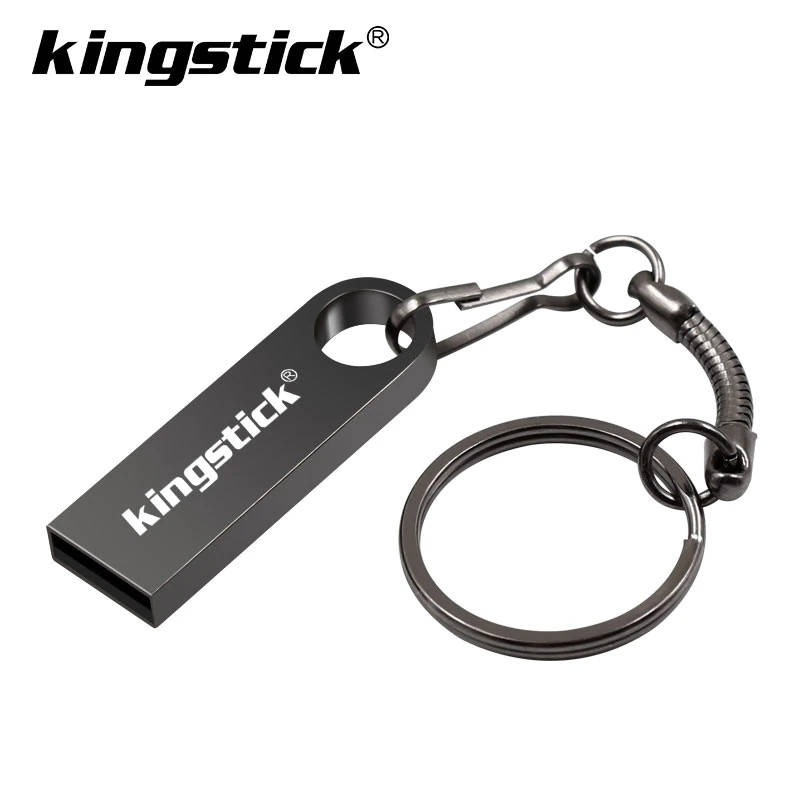 

Флешка 32 ГБ ЮСБ | Kingstick 32 Gb USB flash | накопитель ЮСБ брелок, металлическая, Темно-серый