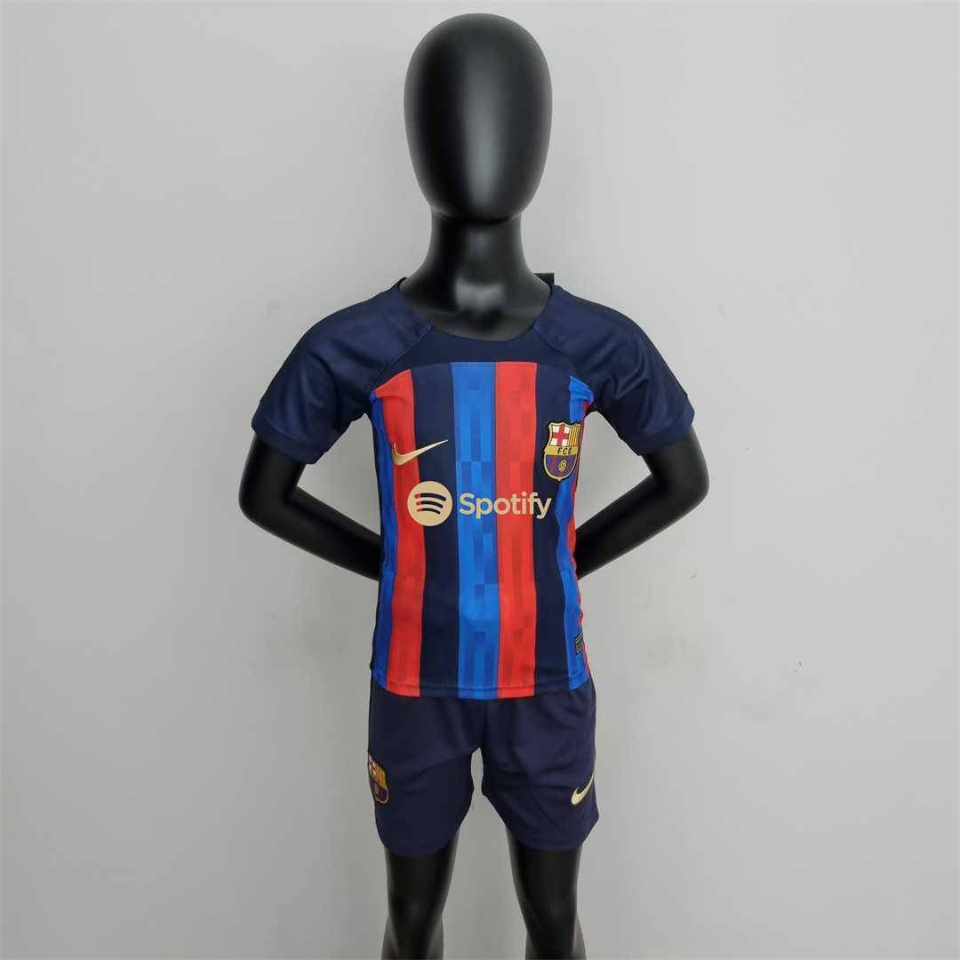 

Детская футбольная форма Барселона Barcelona домашняя 2022-23