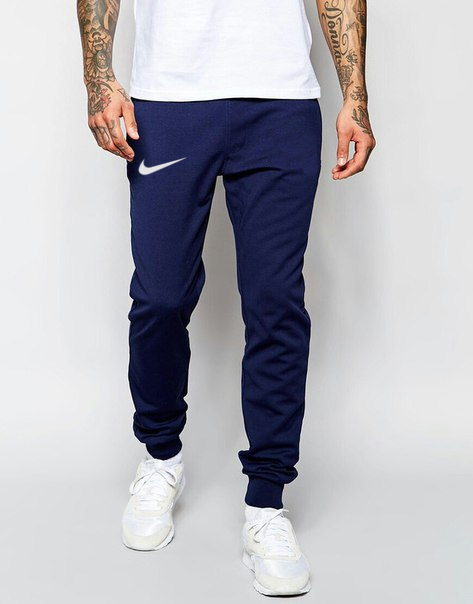 

Мужские футбольные штаны Nike, Найк, синие, Синий
