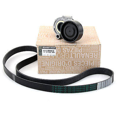 

Комплект генератора + AC (ремінь 6pk + натягувач) на Рено Кенго 1.5dCi (01.2005>)Renault (оригінал) 117203694R