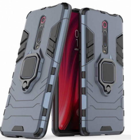

Противоударный чехол для Xiaomi Mi 9T IronMan Ring 4839 МирАкс, Черный