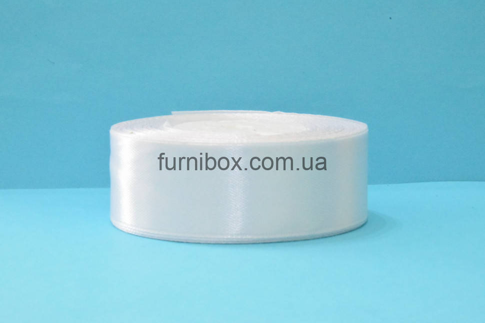 

Лента атласная 2,5 см. № 01/01 Белый